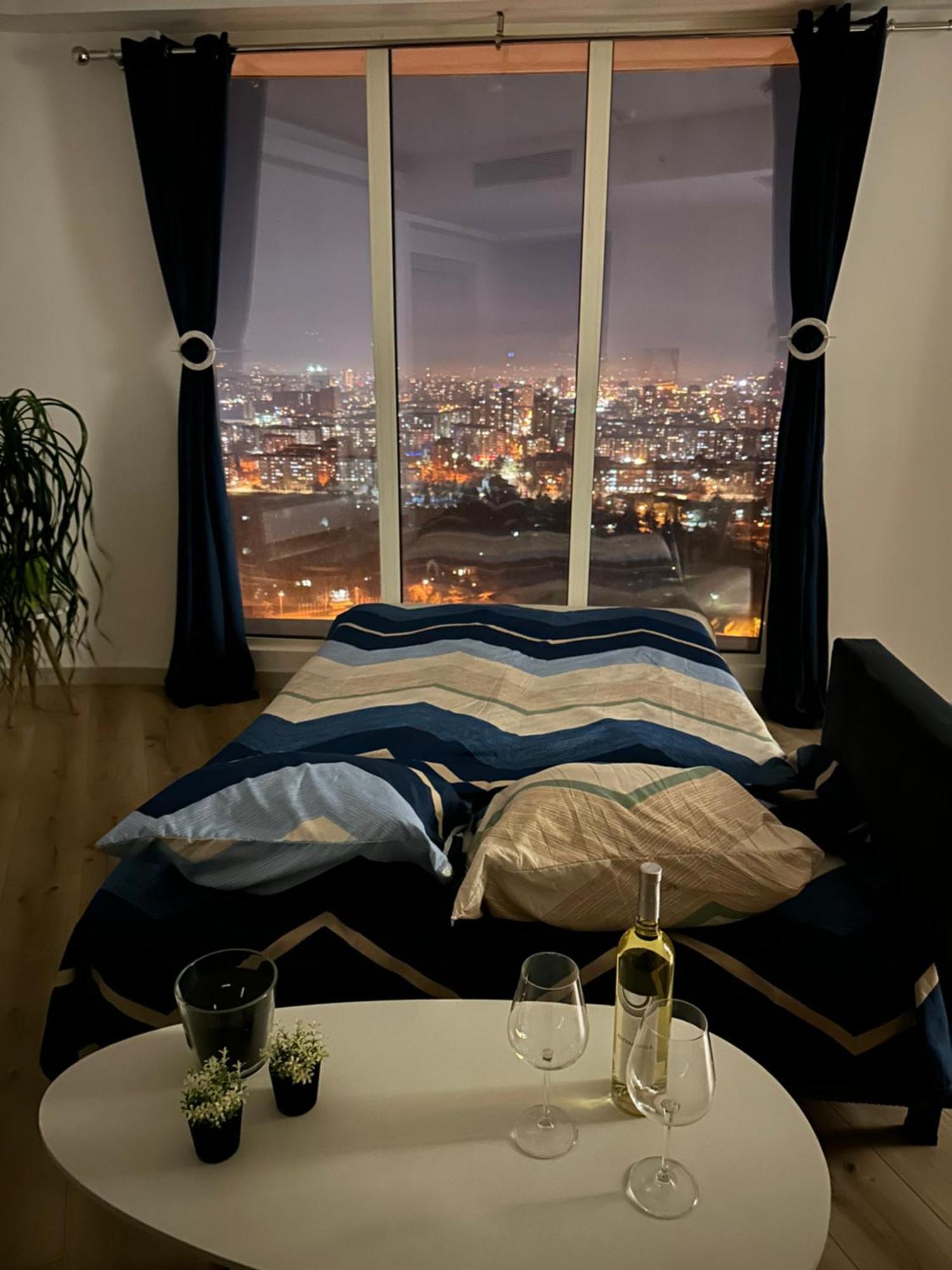 Cevahir Sky City Apartment With Spa, Pool & Fitness Included Skopje Bagian luar foto